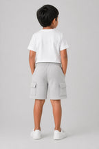 Boys Shorts: Light Grey - Shop For Asha