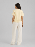 Butter Yellow Crew Neck T-Shirt - Shop For Asha