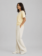 Butter Yellow Crew Neck T-Shirt - Shop For Asha