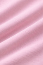 womens pink crew neck t shirt