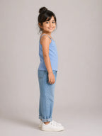 Girls Spaghetti top: Powder Blue