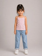 Girls Spaghetti top: Peachy Pink