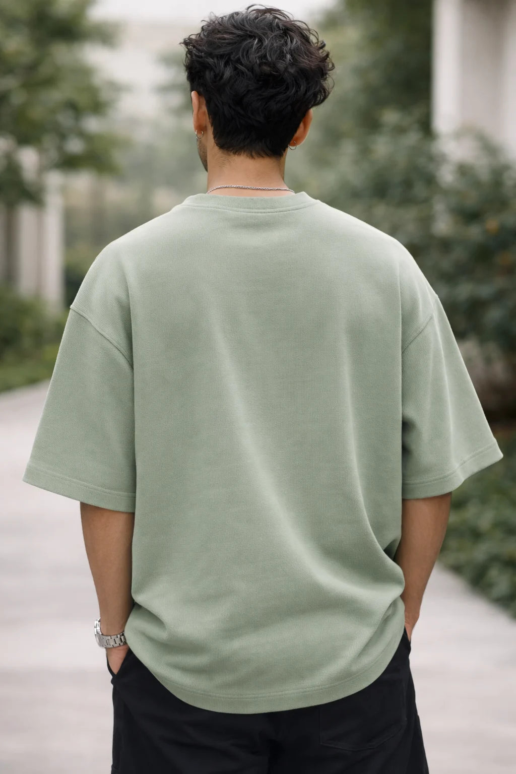 Sage Green Over Sized Fit T-Shirt
