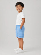 Boys Shorts: Powder Blue