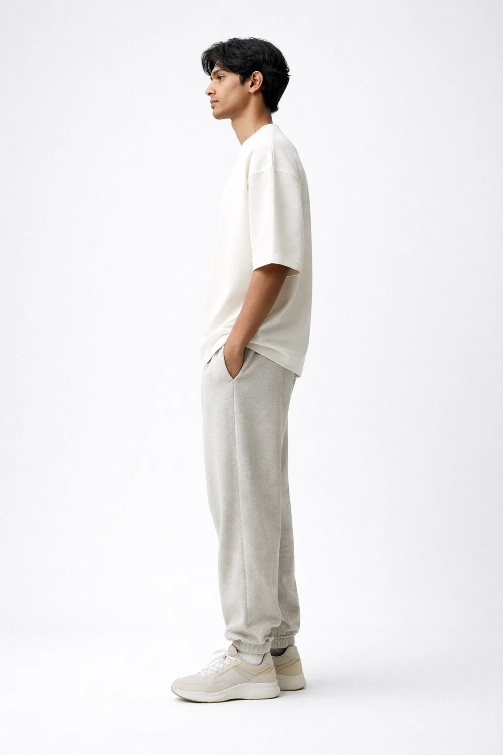 Box Fit T-Shirt: Pearl White