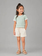 Girls rib top mint green - Shop For Asha