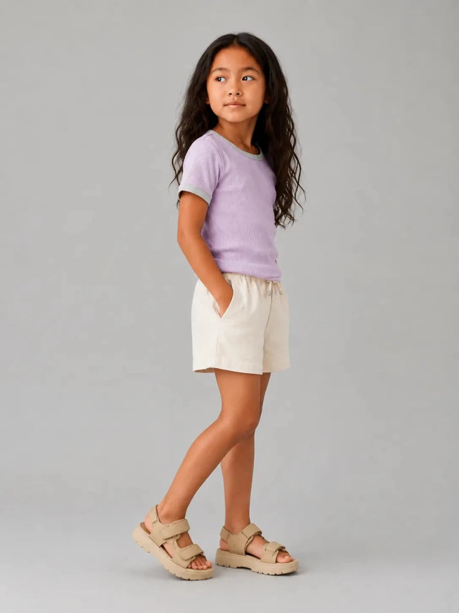 Girls rib top Purple - Shop For Asha