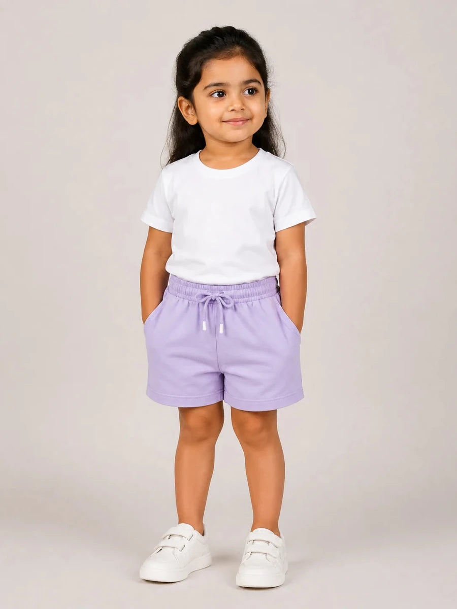 Girls Shorts: Lilac - Shop For Asha