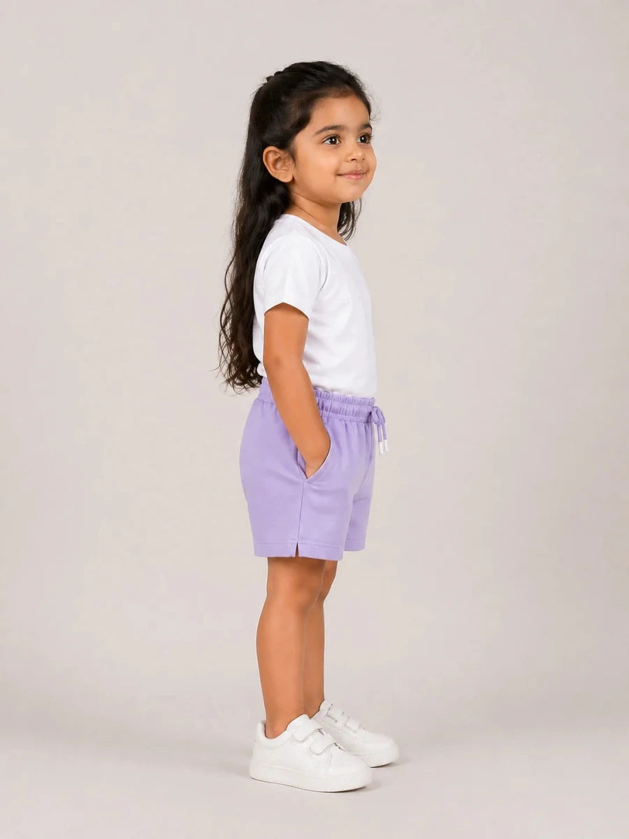 Girls Shorts: Lilac - Shop For Asha