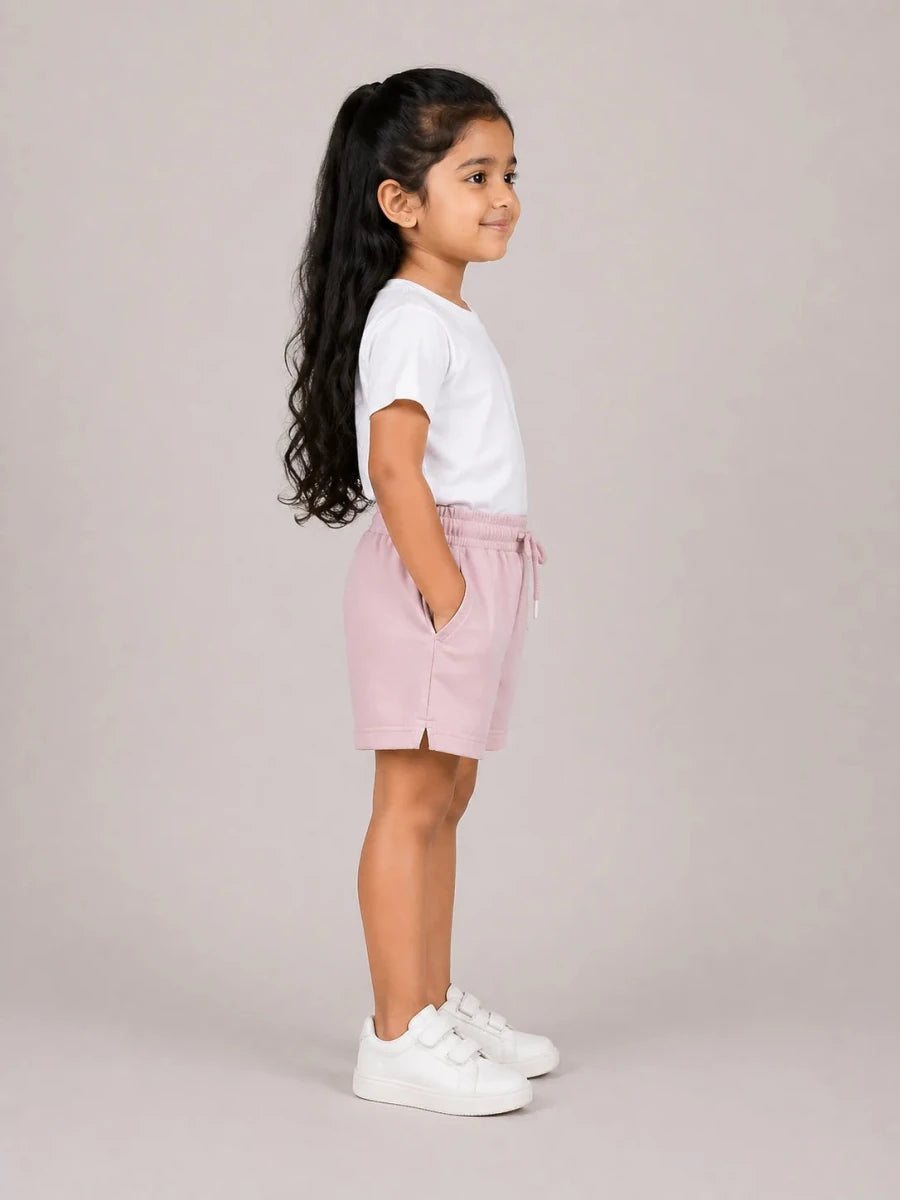 Girls Shorts: Peachy Pink - Shop For Asha