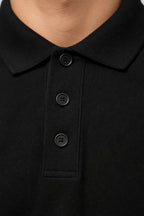 Polo T-Shirt: Black