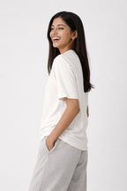 Coconut White Crew Neck T-Shirt