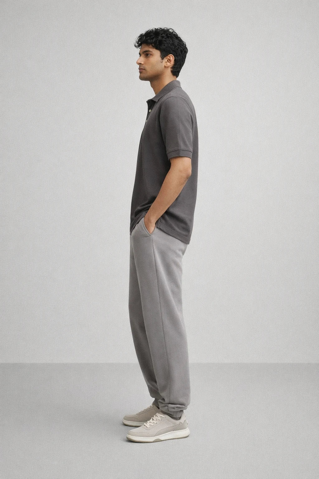 Polo T-Shirt: Dark Grey