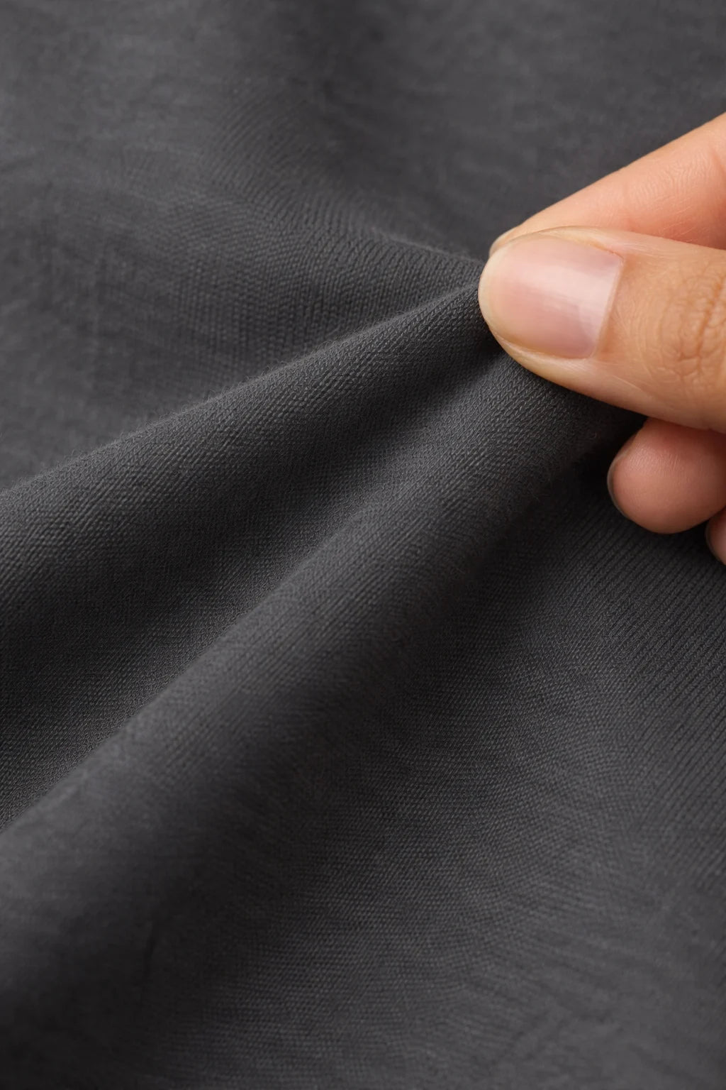 Women’s grey regular fit t-shirt made from 200 GSM 100% cotton with structured rib neckline