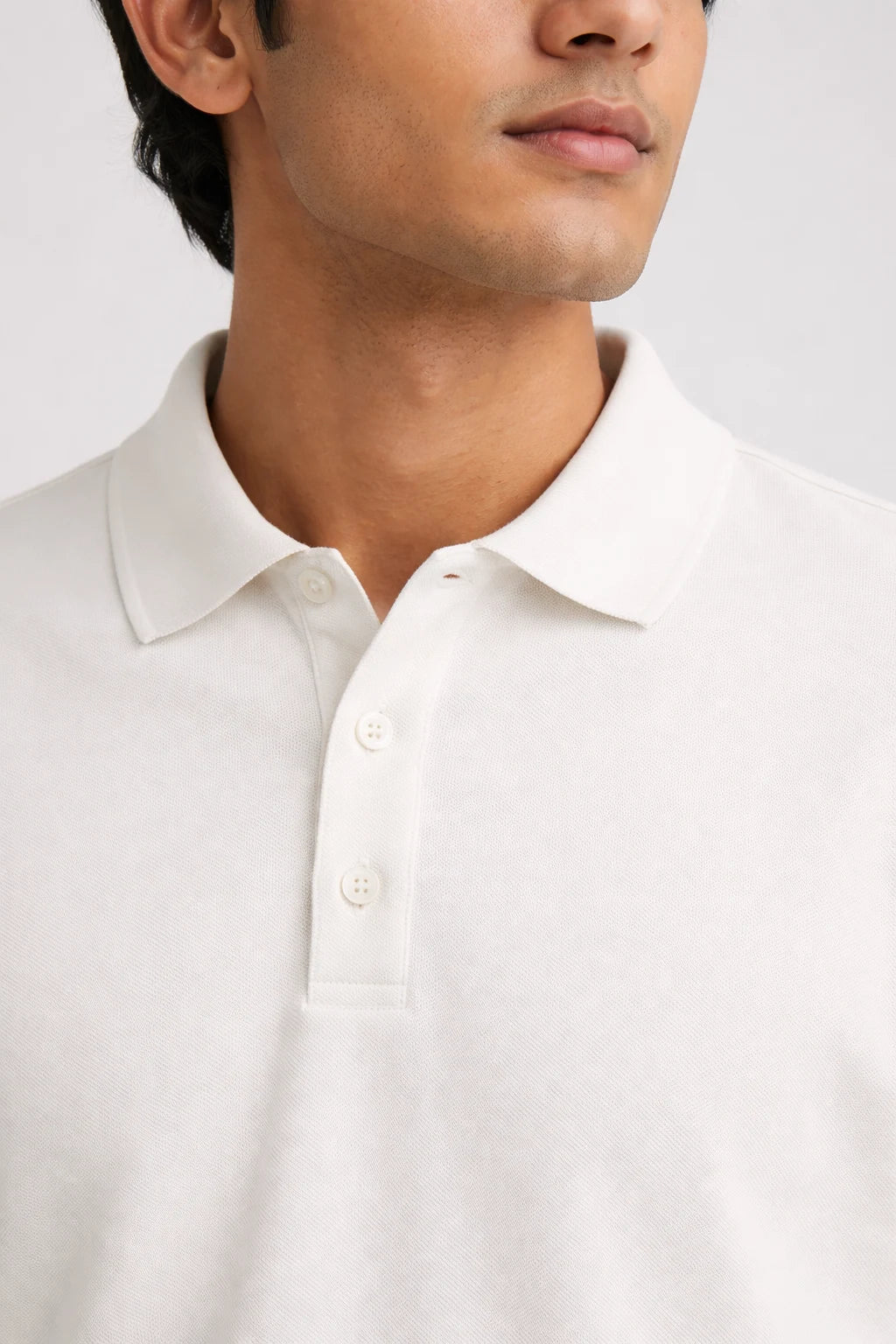 Polo T-Shirt: Coconut White