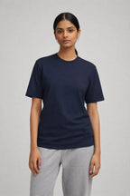 Navy Crew Neck T-Shirt - Shop For Asha