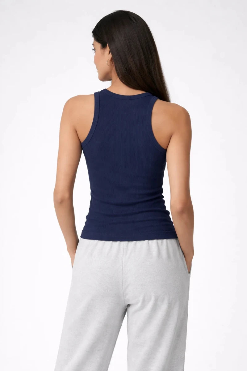 Navy Tank Top - Shop For Asha