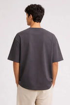 Nothing is Impossible with God Graphic Box Fit T-Shirt | Burgundy / Grey - Shop For Asha