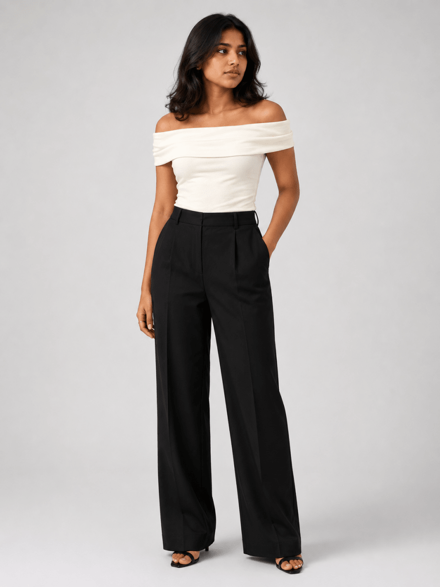 Off Shoulder Top: Coconut White - Shop For Asha
