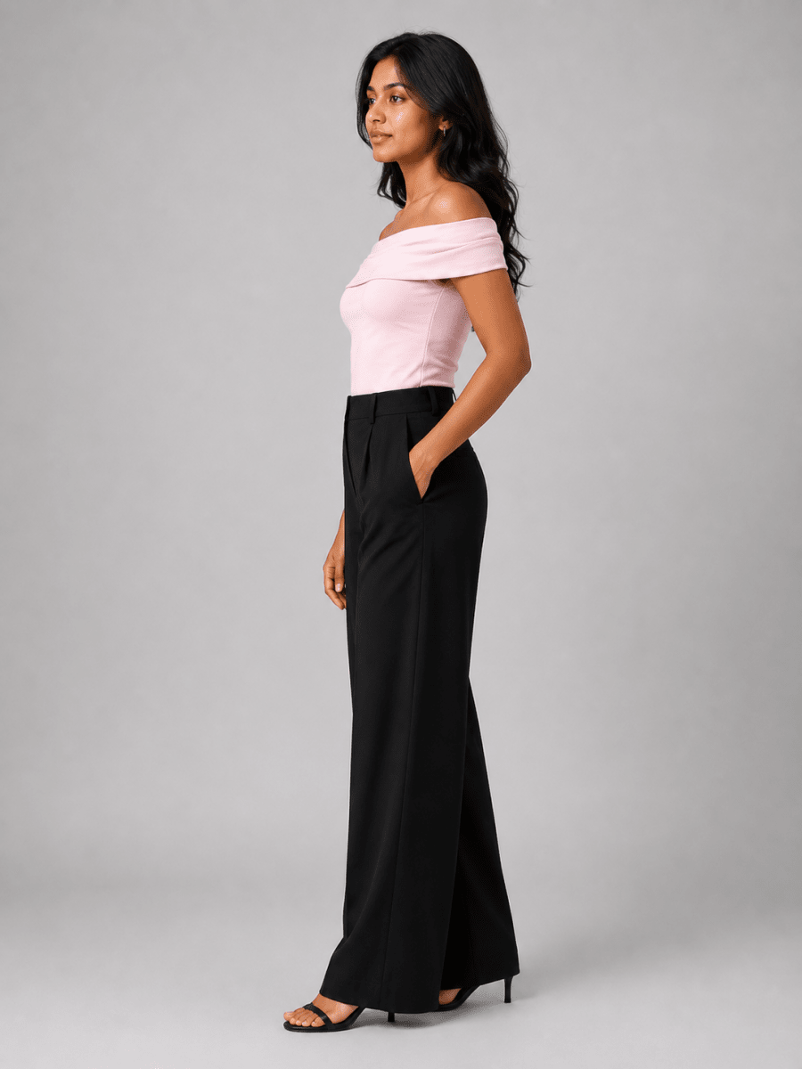 Off Shoulder Top: Peach Pink - Shop For Asha