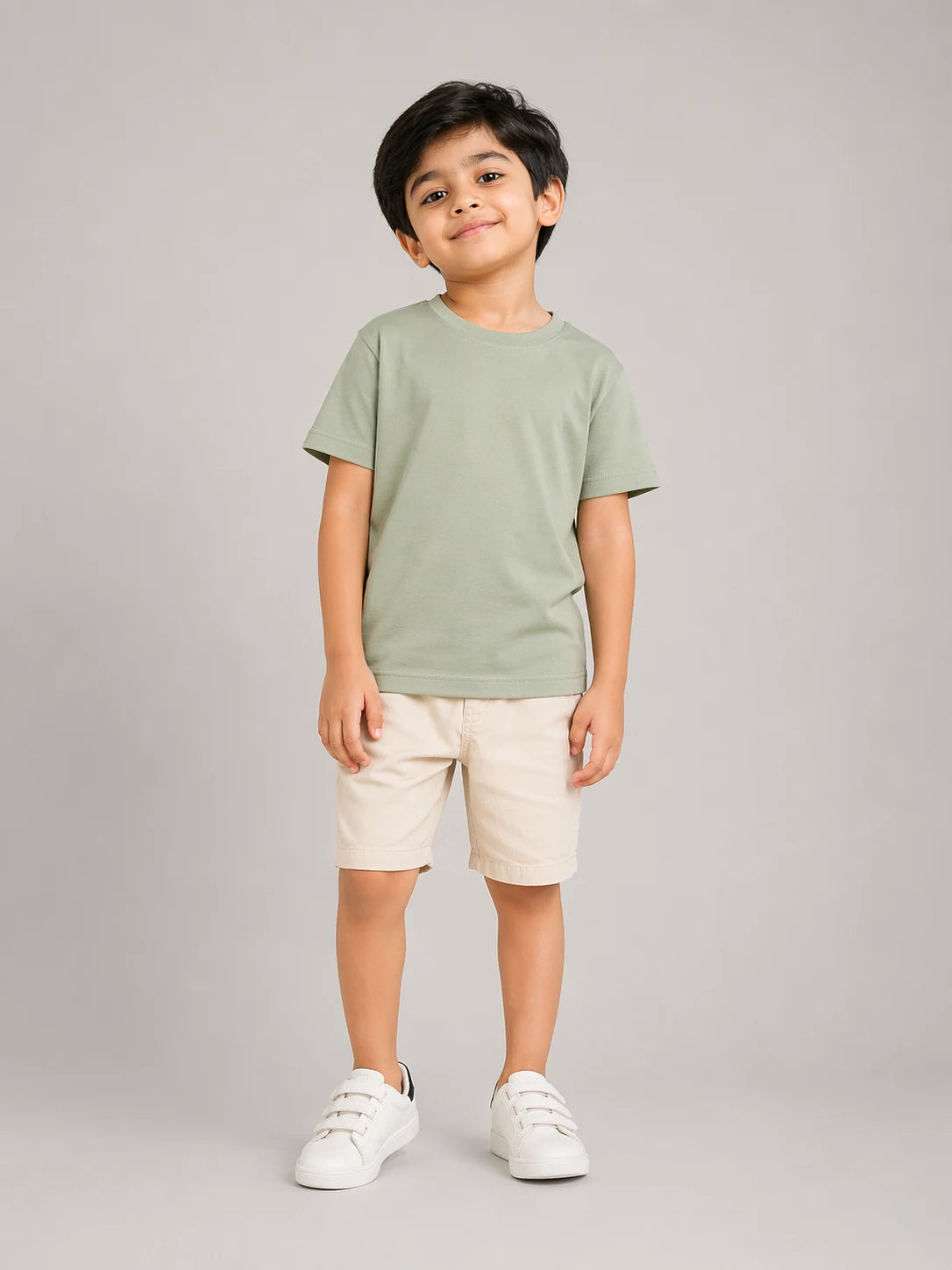 Boys Everyday T-shirt: Sage green