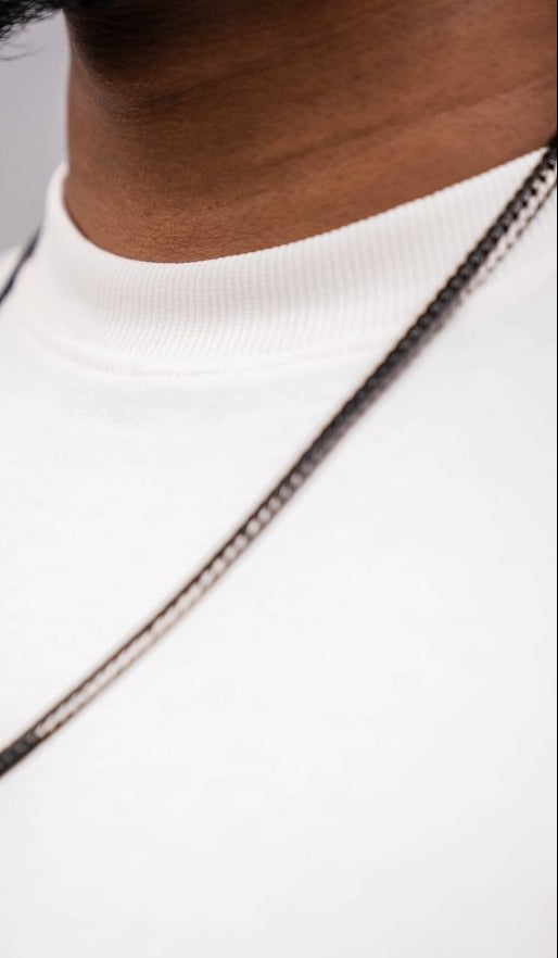 Pearl White Over Sized Fit T-Shirt - Shop For Asha