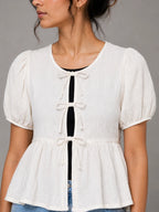 The Knot Top: White