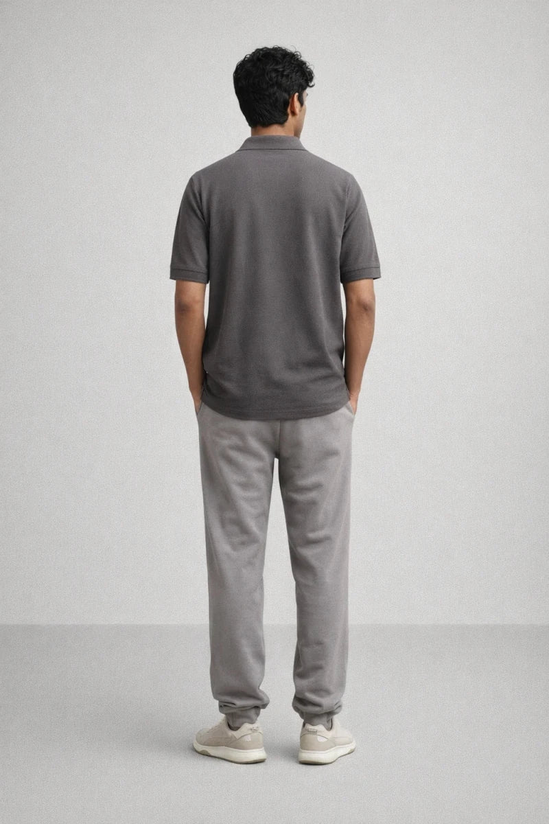 Polo T-Shirt: Dark Grey - Shop For Asha