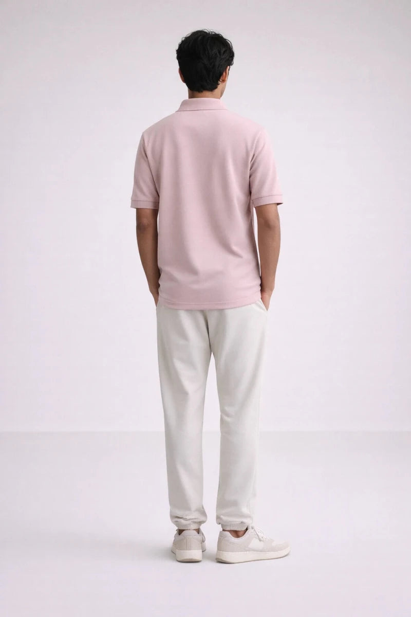 Polo T-Shirt: Peachy Pink - Shop For Asha