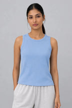 Powder Blue Tank Top - Shop For Asha