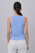 Powder Blue Tank Top - Shop For Asha