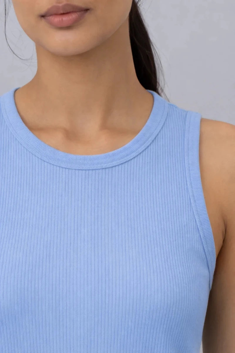 Powder Blue Tank Top - Shop For Asha