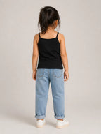 Girls Spaghetti top: Black