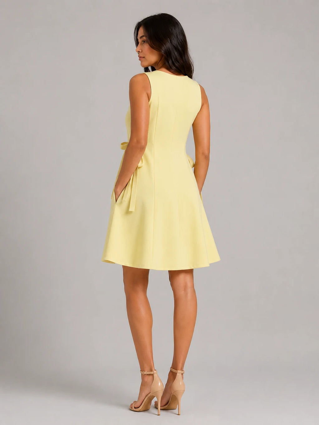 The Everyday A-Line Dress: Butter Yellow
