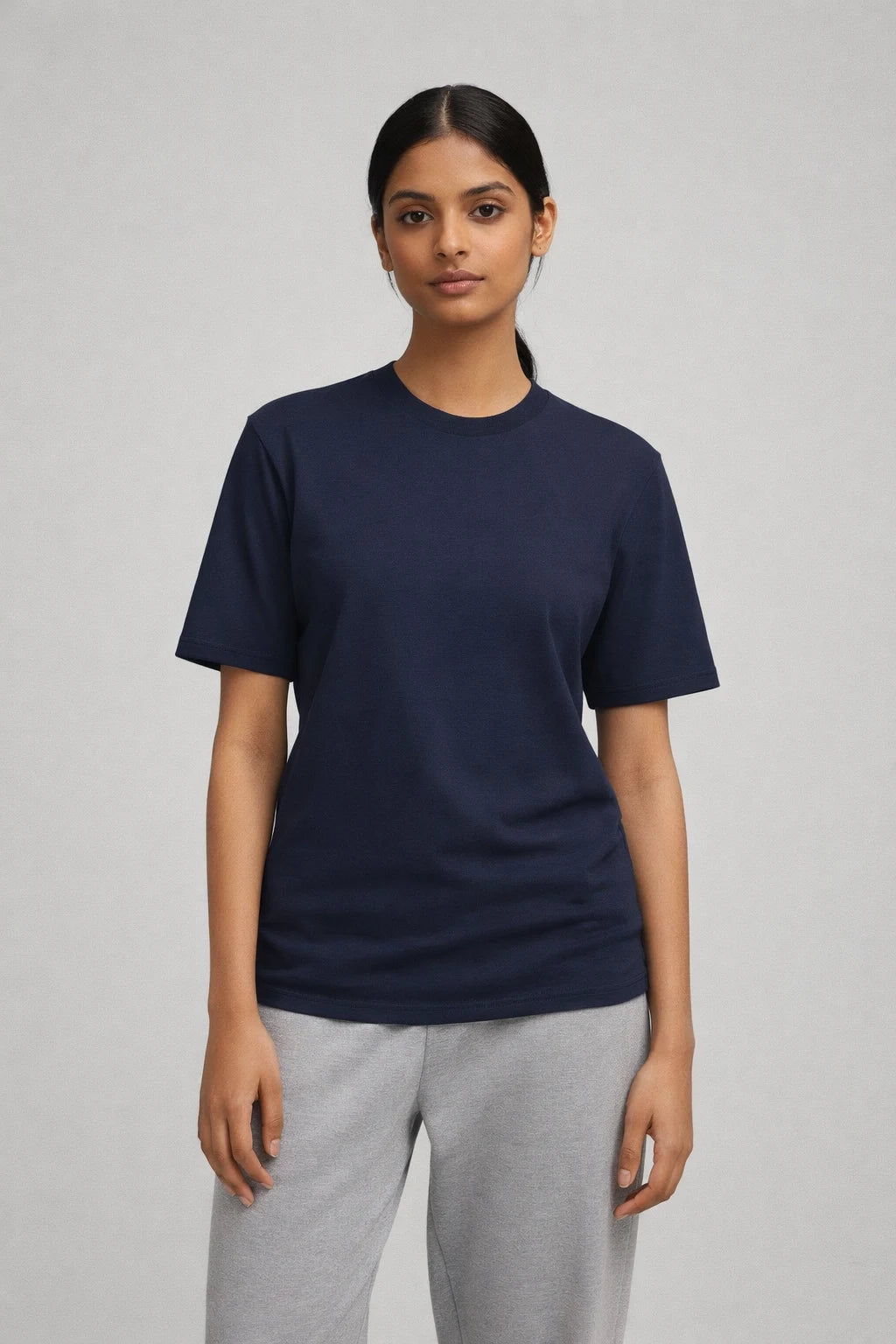 Classic Navy Women's Crew Neck T-Shirt