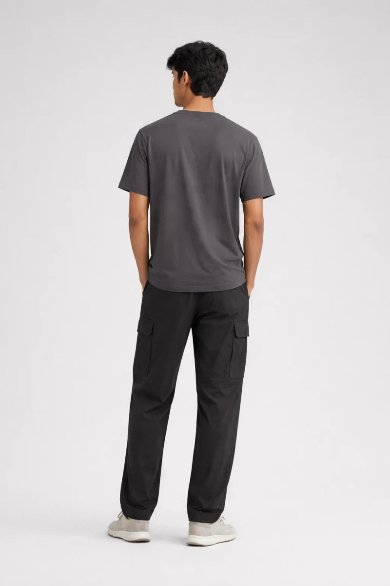 Relaxed Fit T-shirt: Dark Grey - Shop For Asha
