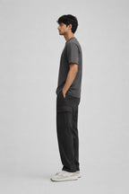 Relaxed Fit T-shirt: Dark Grey - Shop For Asha