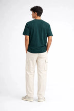 Relaxed Fit T-shirt: Rain Forest Green - Shop For Asha