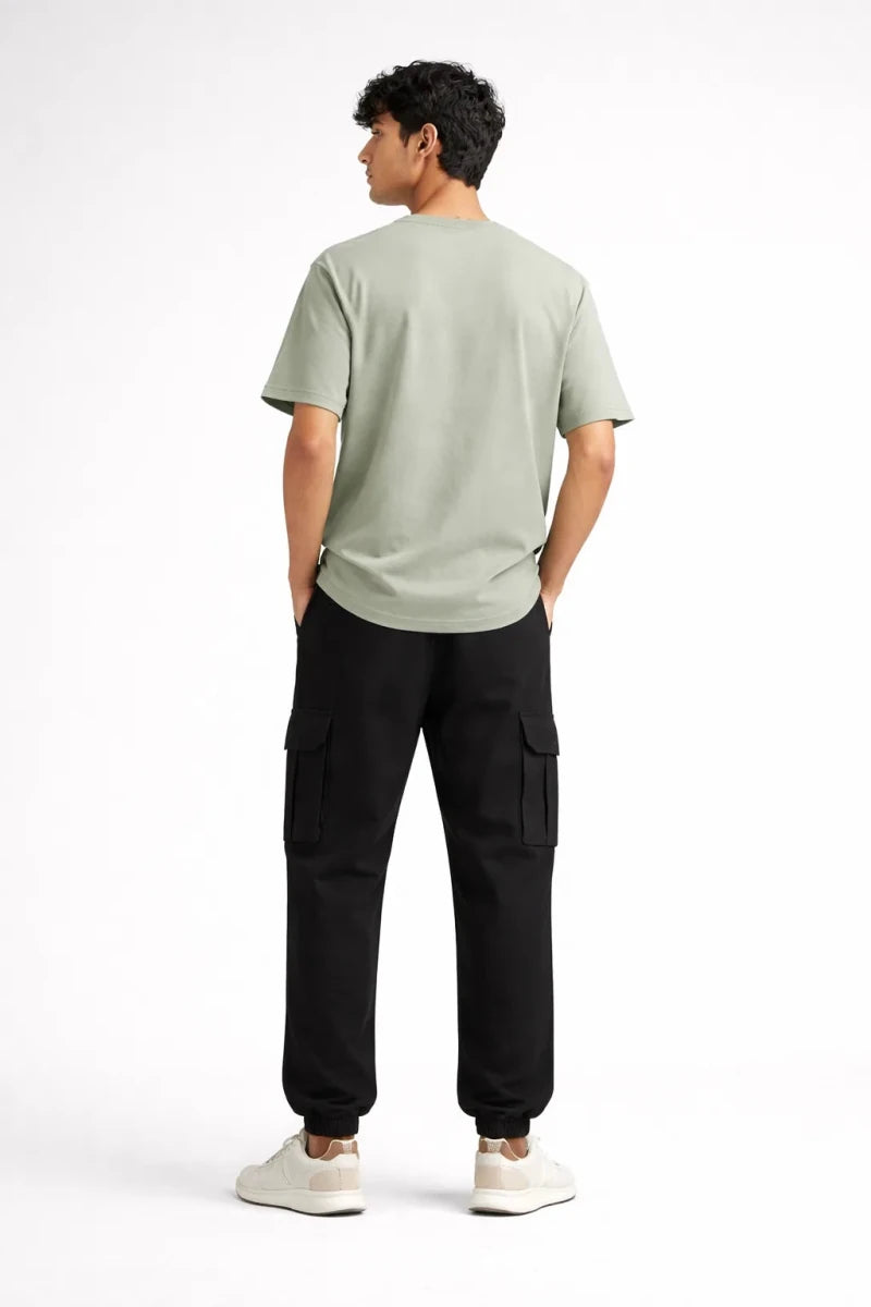 Relaxed Fit T-shirt: Sage Green - Shop For Asha