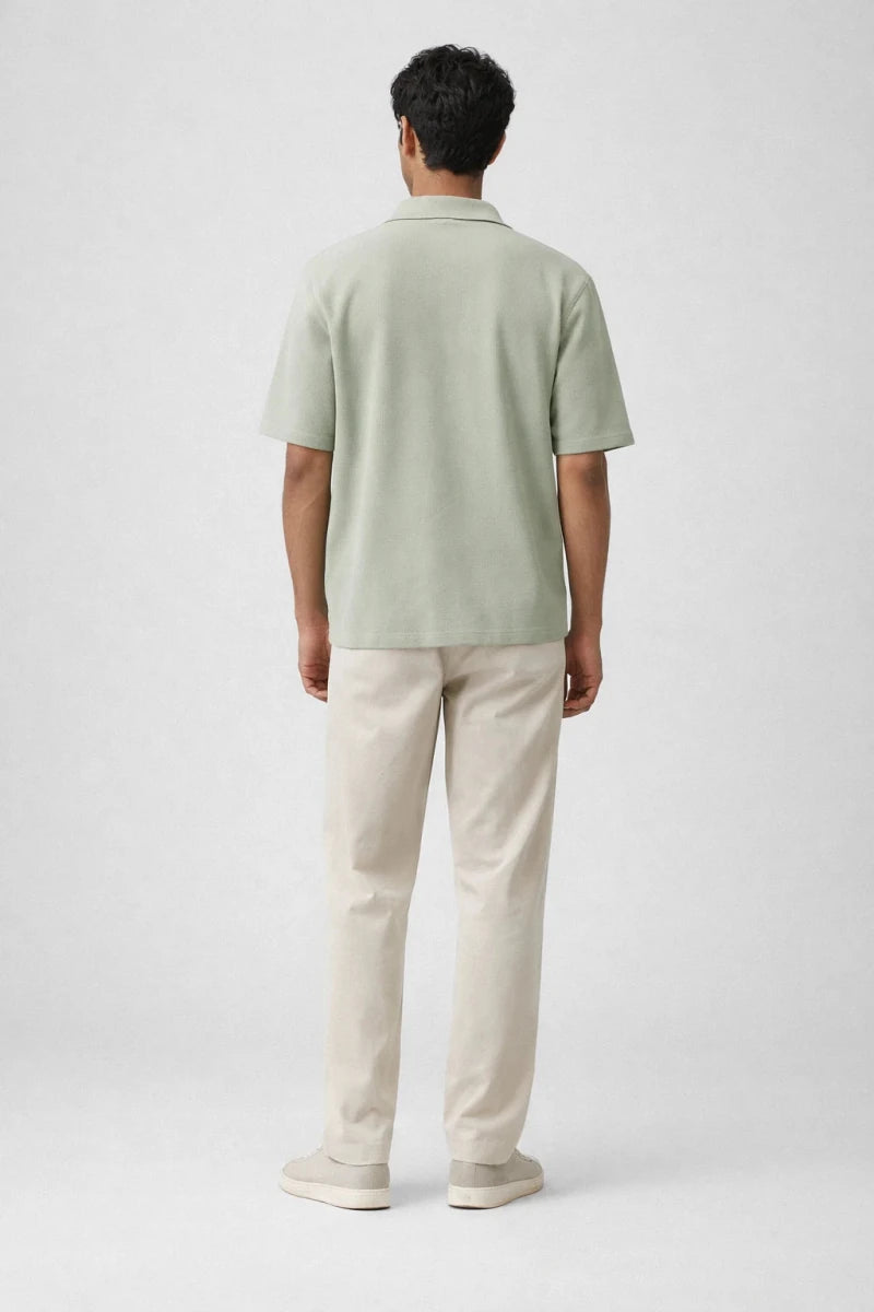 Resort Collar Shirt: Sage Green - Shop For Asha