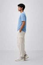 Relaxed Fit T-shirt : Blue Finch