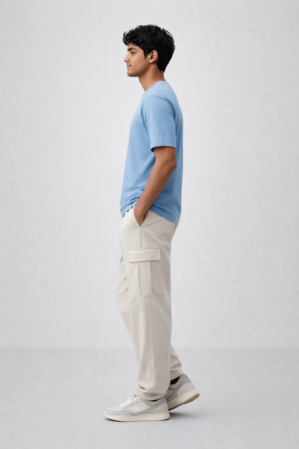 Relaxed Fit T-shirt : Blue Finch