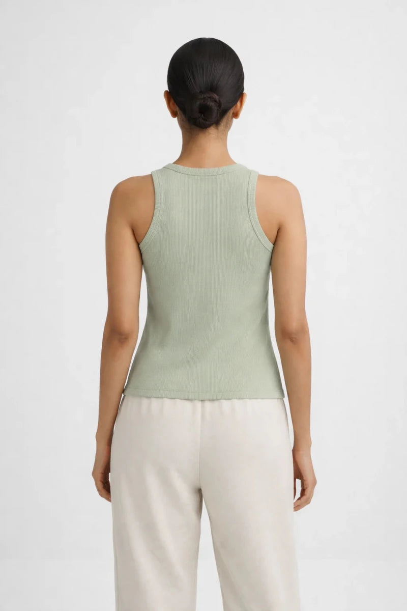 Sage Green Tank Top - Shop For Asha