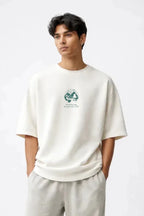 So Will I Box Fit T-Shirt | Forest Green / White - Shop For Asha