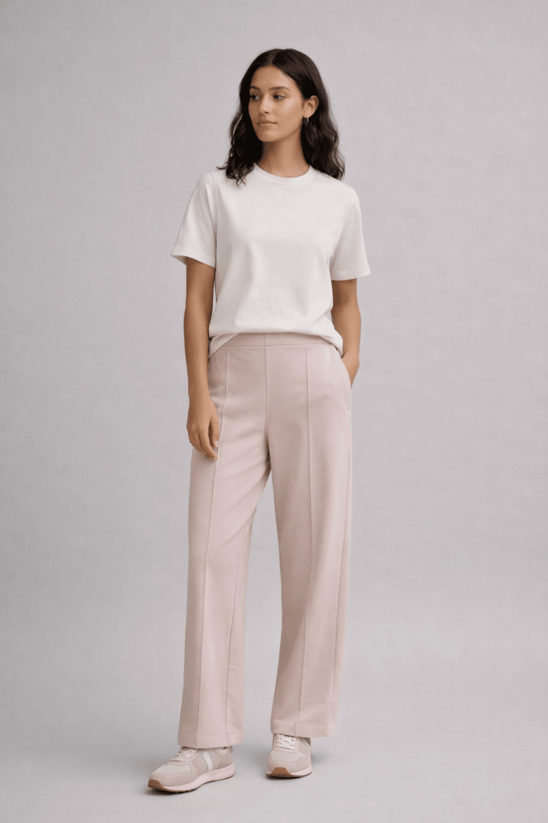 The All Day Ease Pants: Peachy Pink - Shop For Asha