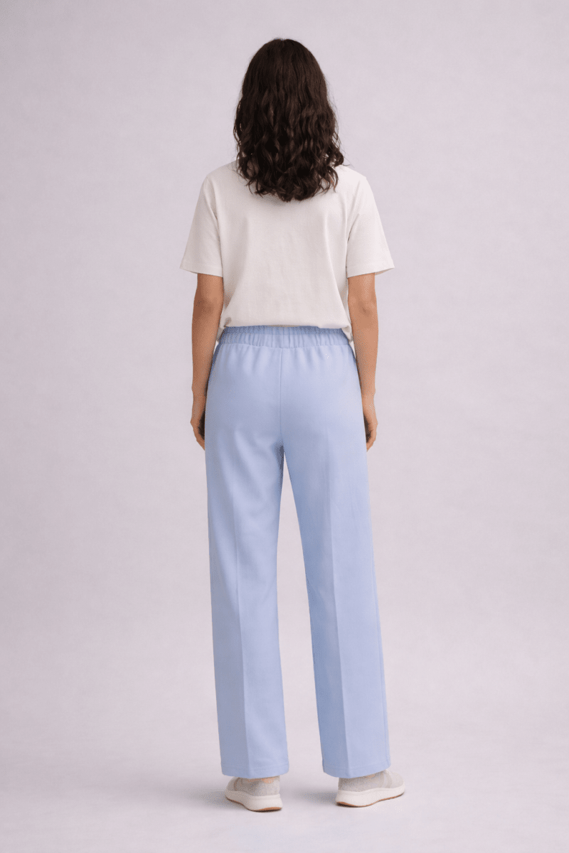 The All Day Ease Pants: Powder blue - Shop For Asha