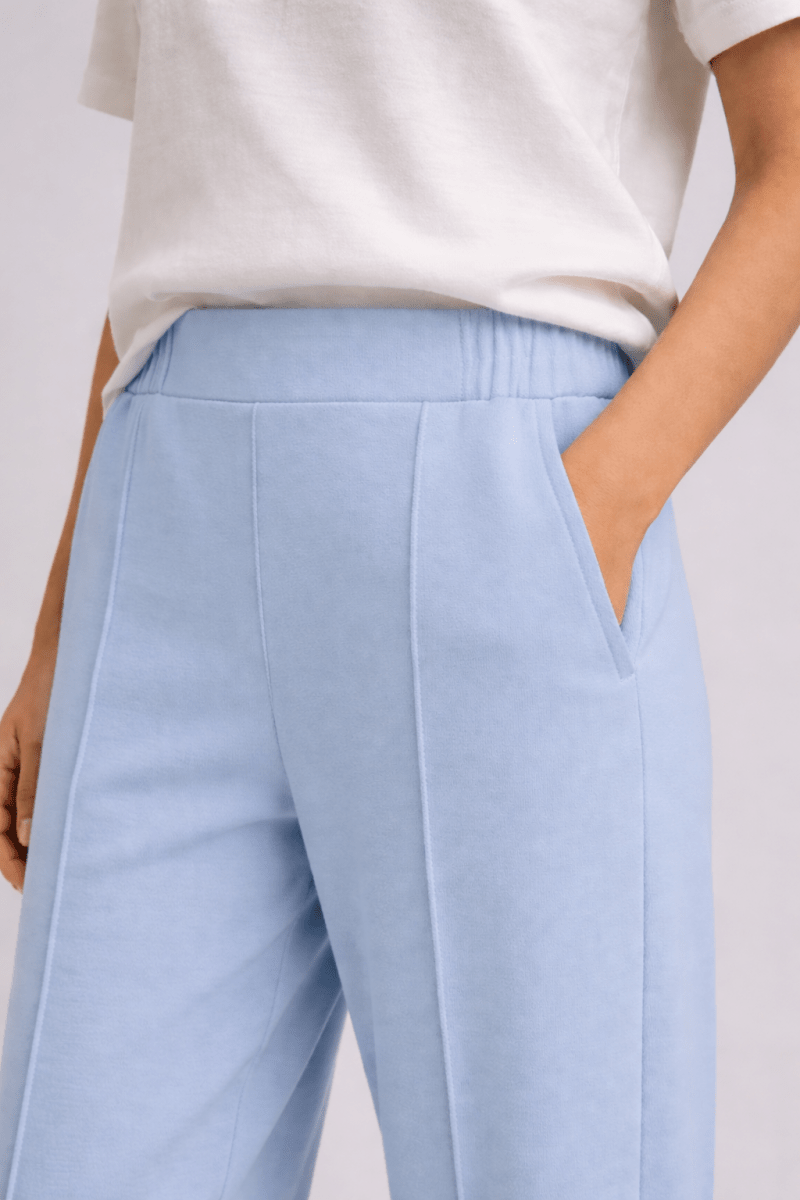 The All Day Ease Pants: Powder blue - Shop For Asha