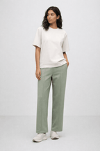 The All Day Ease Pants: Sage Green - Shop For Asha