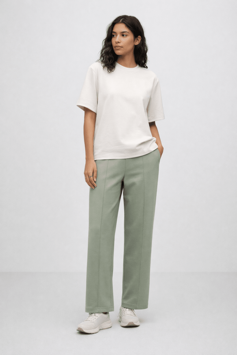 The All Day Ease Pants: Sage Green - Shop For Asha