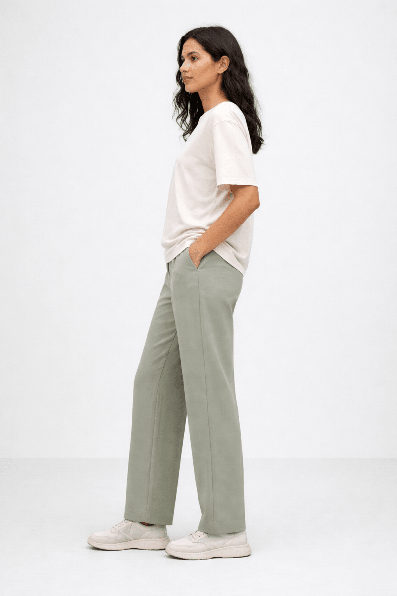 The All Day Ease Pants: Sage Green - Shop For Asha